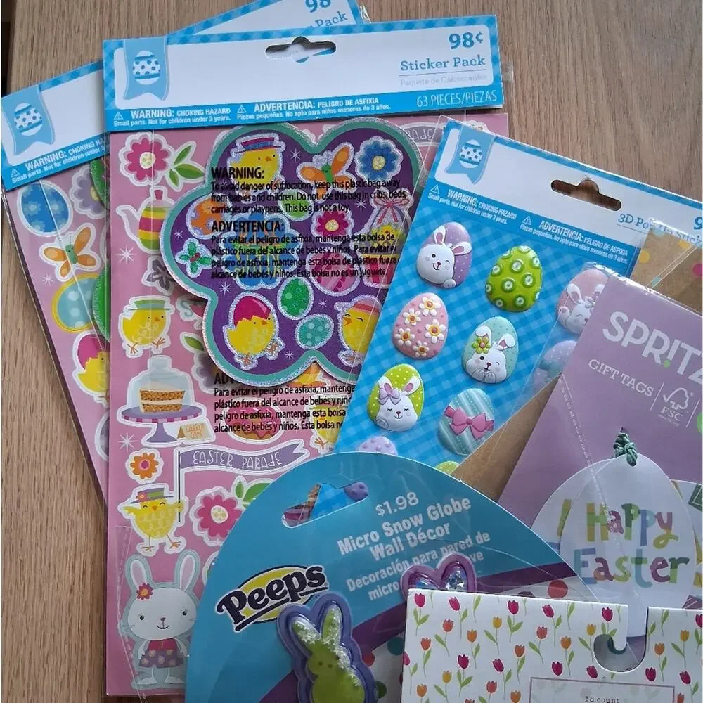 Easter Scrapbook Junk Journal Sticker Lot Bundle